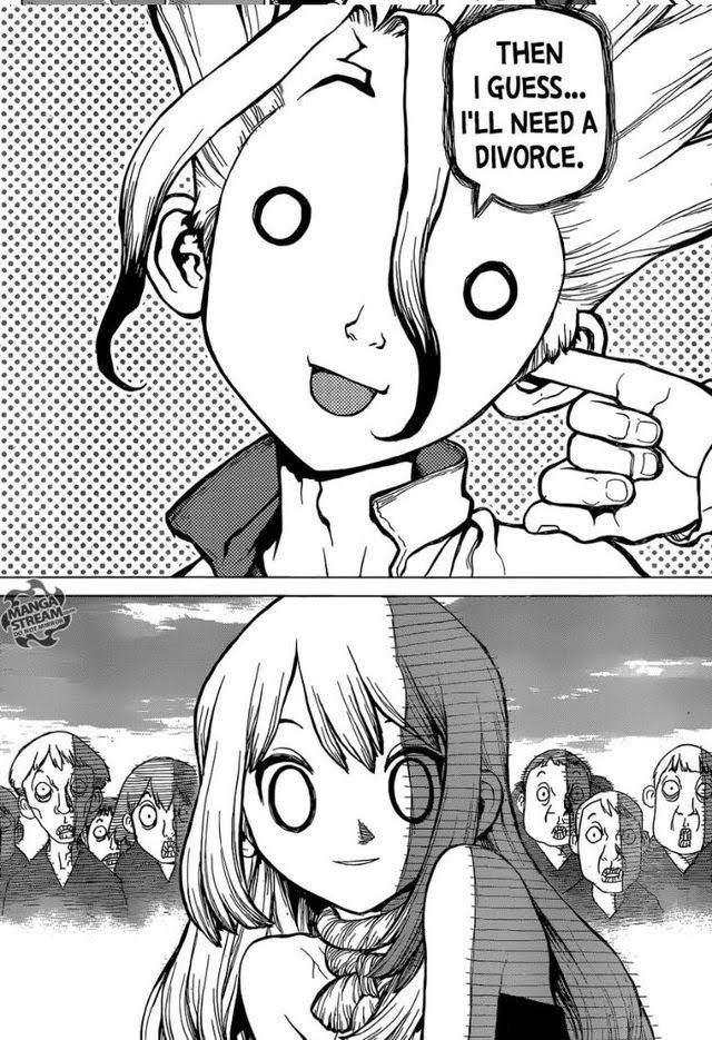 C0NF0RTSENGEN's tweet image. Senku and girls vs senku and Gen