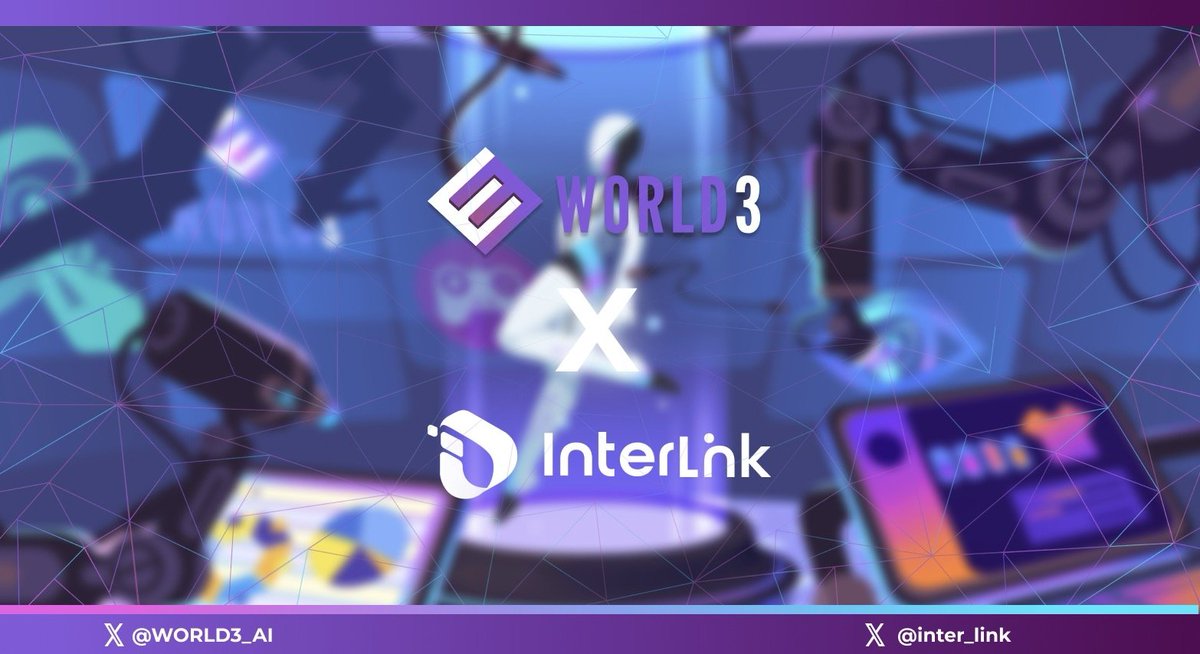 WORLD3_AI's tweet image. 🤝 WORLD3 x InterLink Labs 🌐
We're teaming up with @inter_link — the decentralized human network powering AI with real, verified human data.
🔐 Bot-free ID
📱 Privacy-first data economy
🌍 30M+ verified users
🏦 Backed by top VCs & featured on NYSE
Together, we're building a…
