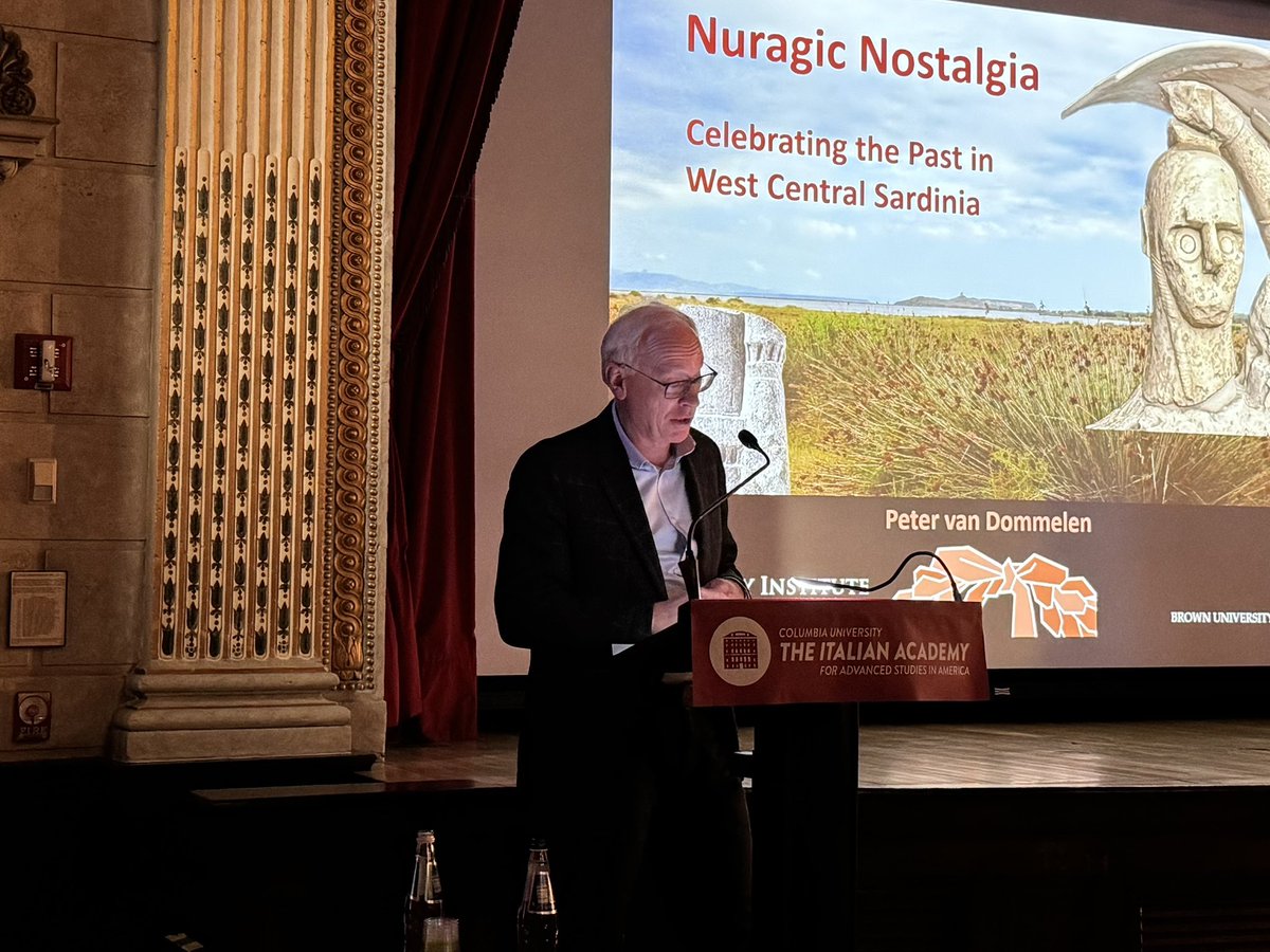 The Italian Academy (@italianacademy) on Twitter photo Our third speaker Peter van Dommelen reveals a rare find at S’Urachi: a defensive ditch linking Nuragic Sardinia to Iron Age Iberia.
<a href="/StevenEllis74/">Steven Ellis</a> Our third speaker Peter van Dommelen reveals a rare find at S’Urachi: a defensive ditch linking Nuragic Sardinia to Iron Age Iberia.
<a href="/StevenEllis74/">Steven Ellis</a>