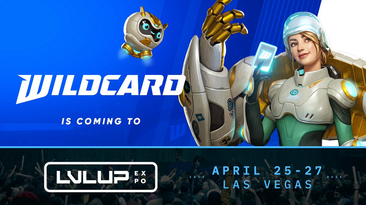 WILDCARD (@playwildcard) on Twitter photo Wildcard is heading to <a href="/LVLUPEXPO/">LVL UP EXPO</a>! ๐ข
Catch us in Las Vegas, April 25-27.
Use promo code WILDCARD25 for $10 off a 3-day badge. ๐
Be there for the action! Wildcard is heading to <a href="/LVLUPEXPO/">LVL UP EXPO</a>! ๐ข
Catch us in Las Vegas, April 25-27.
Use promo code WILDCARD25 for $10 off a 3-day badge. ๐
Be there for the action!