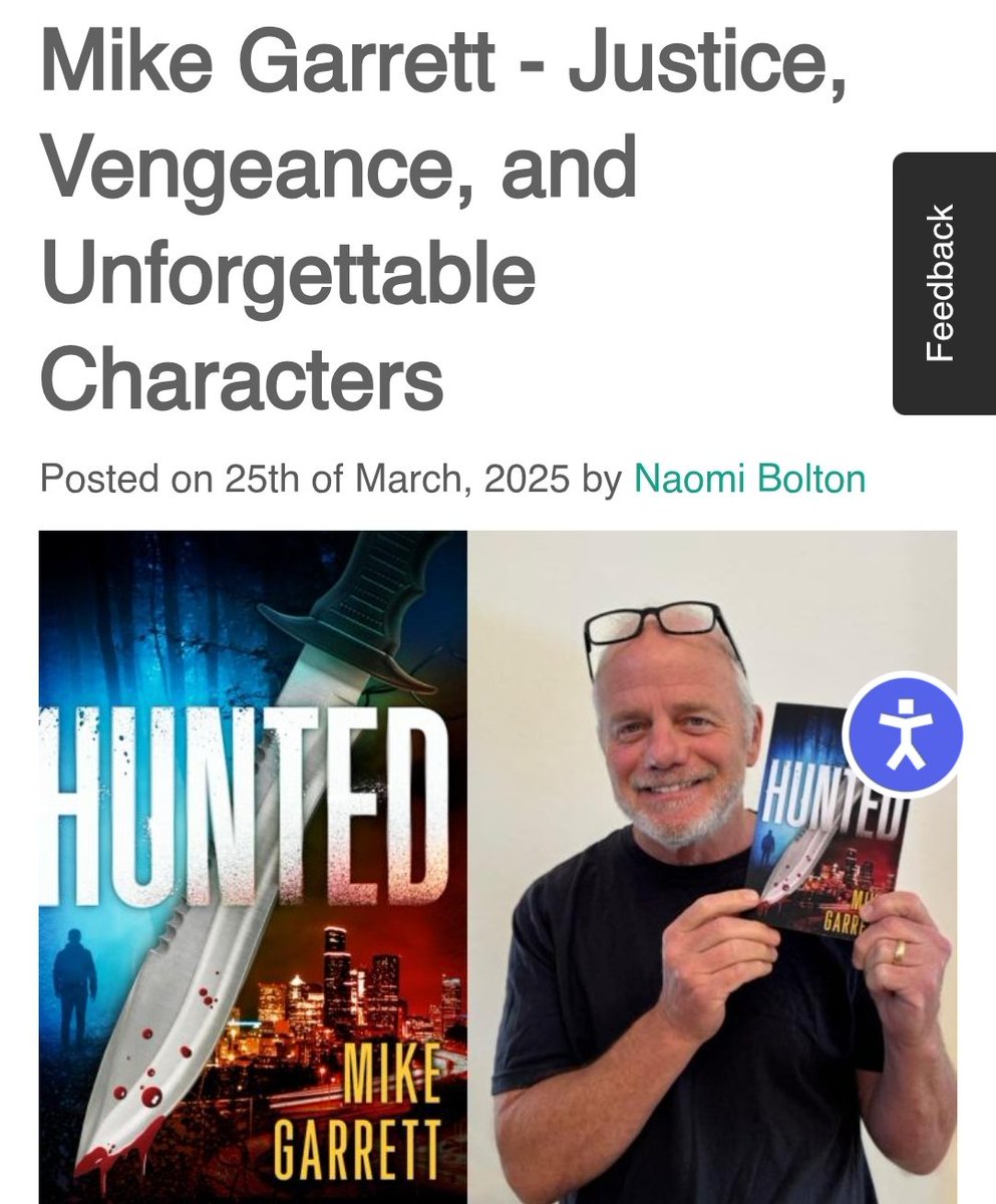 Did an interview on a book site about "Hunted."  Background, approach to writing, emotional aspects, action, etc., etc.  If interested, here is the link:  manybooks.net/featured-autho…
#author #writing #novel