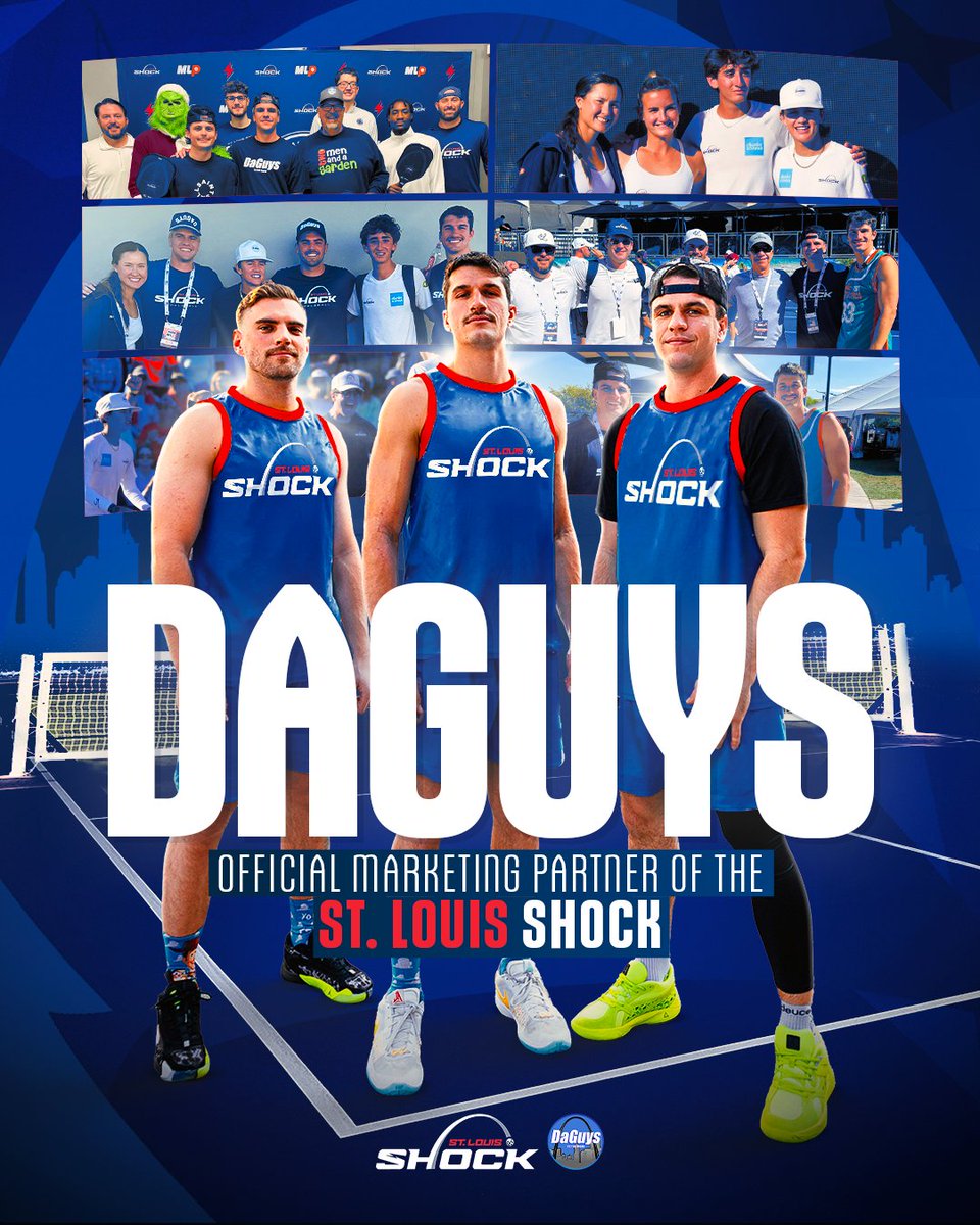 THE SHOCK just got a little more electric ⚡ <a href="/DaGuysSTL/">DaGuys</a>  and the St. Louis Shock are excited to announce that we’ve officially teamed up to bring even MORE content to this MLP season! 🏓 

Let’s make some noise, STL! 🔥