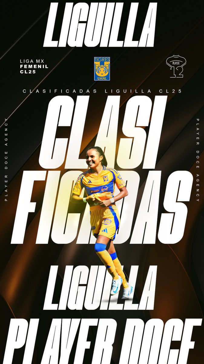 playerdocemx's tweet photo. ¡CLASIFICADAS! 🔥⚽
A falta de 3 jornadas América, Pachuca, Pumas y Tigres aseguran su puesto en la fase final del CL25 donde buscarán obtener el título de la Liga MX Femenil. 🏆🔥⚽️
#BePlayerDoce #Womensupportingwomen https://t.co/M6KNMIYL7r
