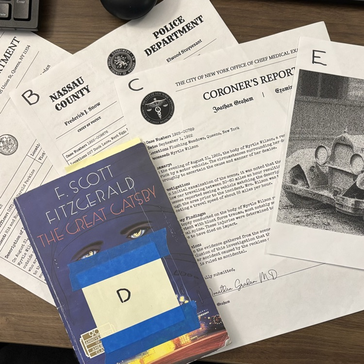 HumbleISD_PL's tweet photo. Amazing things are happening @HumbleISD_KHS today students shared opening statements as they begin their Great Gatsby AI driven trial. #StudentDiscussion https://t.co/3vR4ump8W9