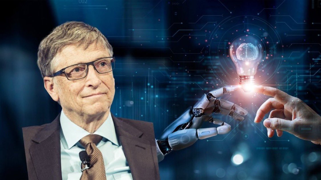 ConflictTR's tweet photo. 🔴 Bill Gates: 

Yapay zeka 10 yıl içinde doktorların ve öğretmenlerin yerini alacak. İnsanlara çoğu şey için ihtiyaç duyulmayacak. https://t.co/Qmx3XoV6T0