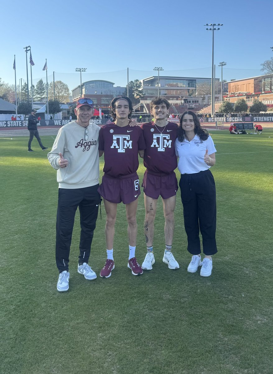 aggietfxc's tweet photo. Top ✌️ times in A&amp;M history in the 1,500m ‼️

1️⃣ Cawthra - 3:36.79
2️⃣ Santorum - 3:39.58 

#GigEm // #AggieTF https://t.co/K4UKF5YZ6m