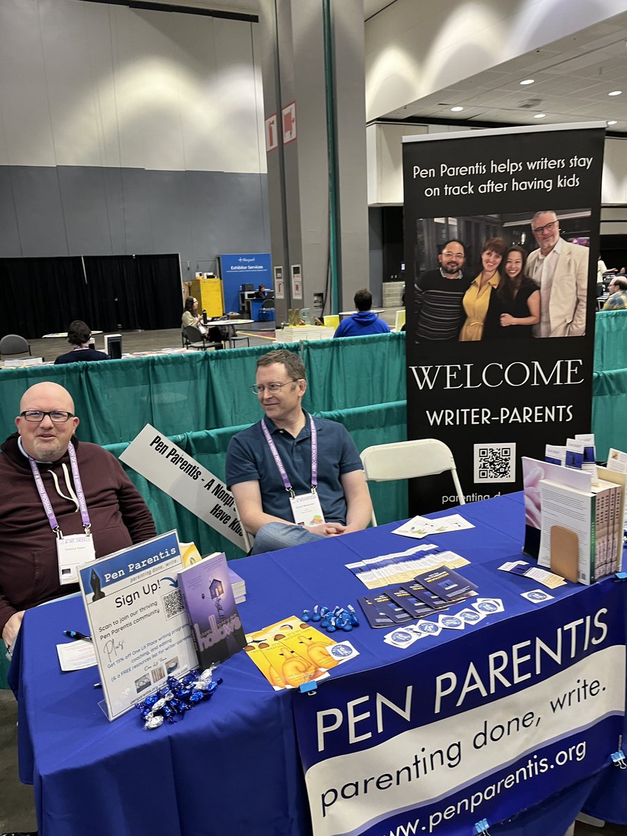 mmdevoe's tweet photo. Did you come see @TommyDeanWriter at the @PenParentis table today?? He had copies of his book and lots of great advice! #awpbookfair #awp25 #awp https://t.co/7AeUjiSshm