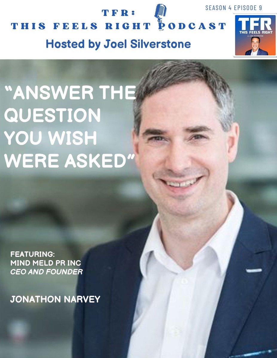What do you do when you're asked the wrong question, but still need to give the right answer?

In this episode of TFR: This Feels Right podcast -how to show up with clarity, confidence, and authenticity in interviews, and high-stakes conversations.

open.spotify.com/episode/5RkPD7…
