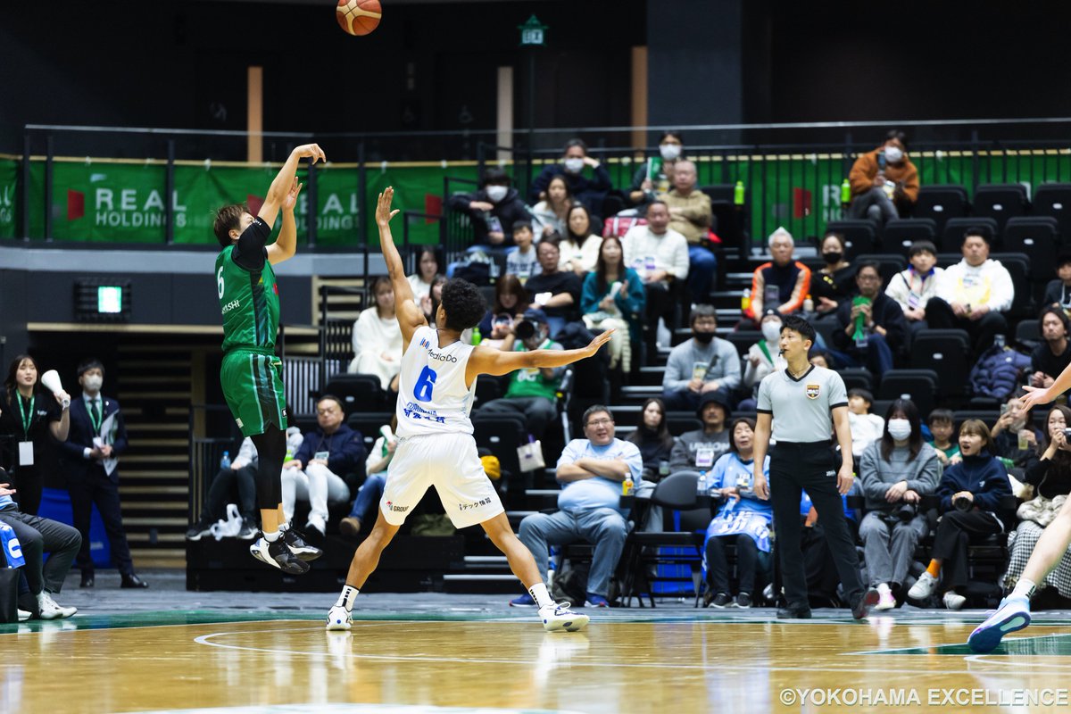 yokohamaex_'s tweet photo. 【前回対戦】
第16節
🆚#徳島ガンバロウズ
🏟️#横浜武道館
Game1
🗓️1/10(金)◯84-47
ハイライト
https://t.co/xheorXUHg9
Game2
🗓️1/11(土)●87-97
ハイライト
https://t.co/y5zysThmex
#GoForB2 #横浜エクセレンス #進緑深縁 #lightupforexcellence💡 https://t.co/nrD9kKOFLm