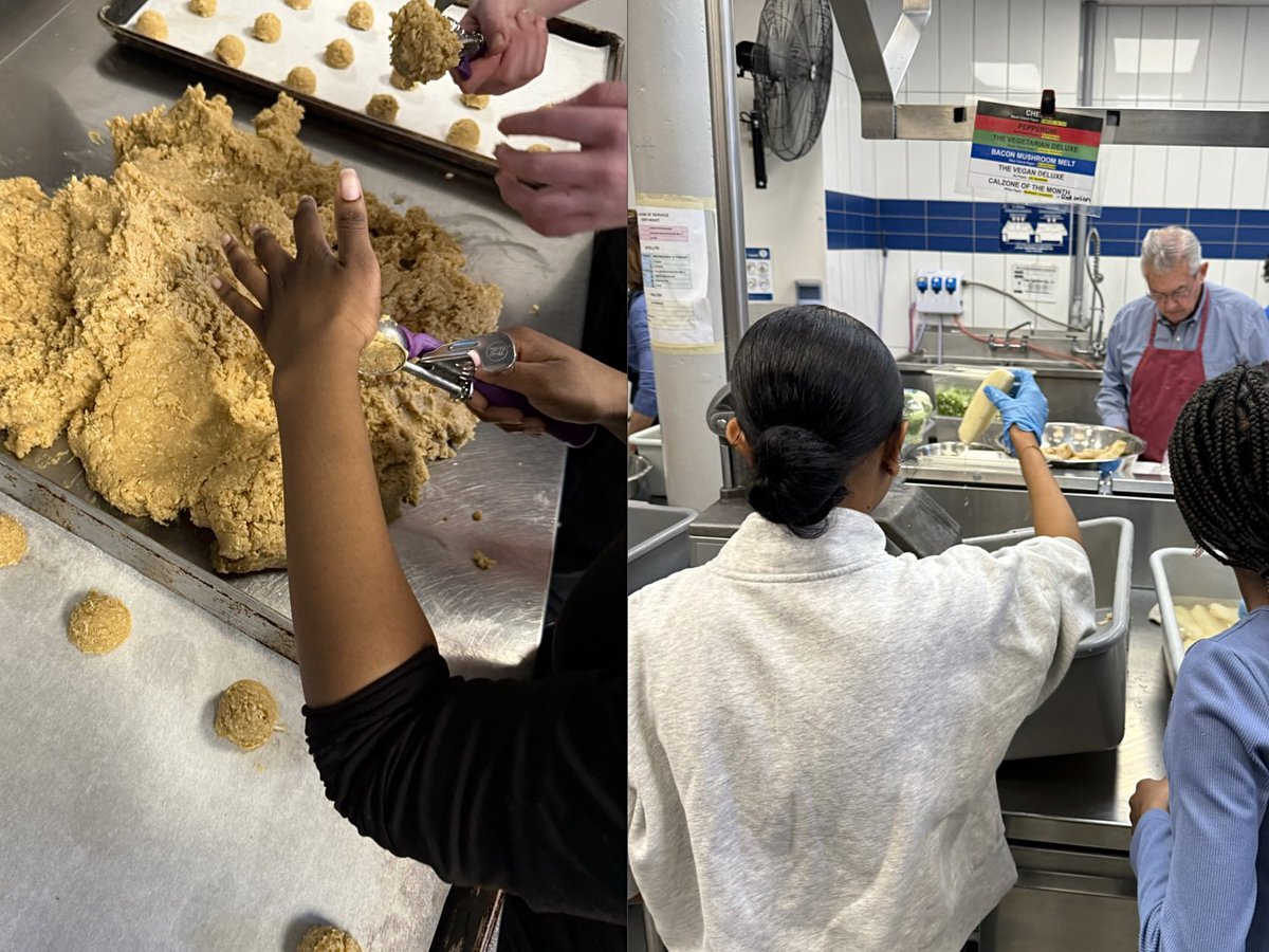 Such a beautiful day at @TinyHomeTakeout !! With the guidance of the lovely team, we put our faith into action. We helped prepare food for tonight’s dinner, attended mass &amp; shared a meal together. The Lord calls us to serve others and live in His image. Today, we practiced that💙