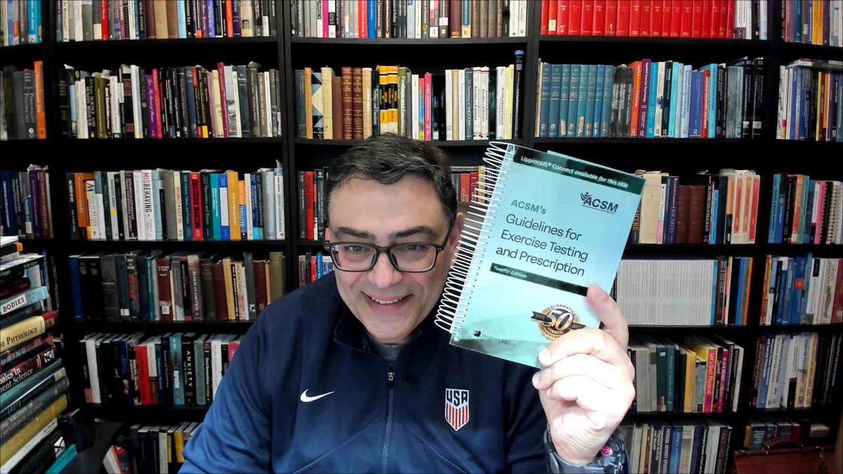 Panteleimon ("Paddy") Ekkekakis (@ekkekakis) on Twitter photo Am I the first to hold the 12th edition of the <a href="/ACSMNews/">American College of Sports Medicine</a> guidelines? Am I the first to hold the 12th edition of the <a href="/ACSMNews/">American College of Sports Medicine</a> guidelines?