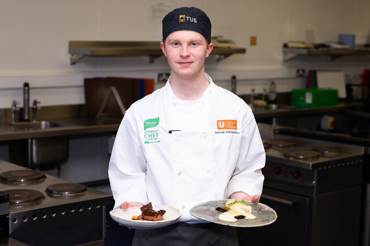 Emma Reardon (@emmareardon9) on Twitter photo The Dept. of Hospitality, Tourism and Leisure <a href="/TUS_Athlone_/">TUS Athlone Campus</a> was proud to host the 2025 Knorr Professional Student Chef of the Year Competition.
Congratulations to <a href="/TUS_ie/">Technological University of the Shannon</a> Students Lesslie Angeles Temazas Miguel & Yeshuah O’Brien Bayer 👏
Read more 📲 tus.ie/news/tus-stude… The Dept. of Hospitality, Tourism and Leisure <a href="/TUS_Athlone_/">TUS Athlone Campus</a> was proud to host the 2025 Knorr Professional Student Chef of the Year Competition.
Congratulations to <a href="/TUS_ie/">Technological University of the Shannon</a> Students Lesslie Angeles Temazas Miguel & Yeshuah O’Brien Bayer 👏
Read more 📲 tus.ie/news/tus-stude…
