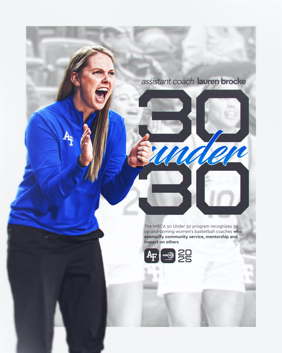 Congratulations to <a href="/CoachLaurenB/">Lauren Brocke</a> on being named a WBCA 30 under 30 honoree! 🏀⚡️