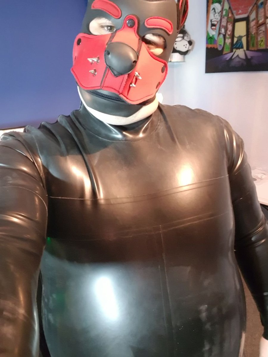 PNebbles's tweet image. *squeaks*

new gear, full latex suit! wanna play?