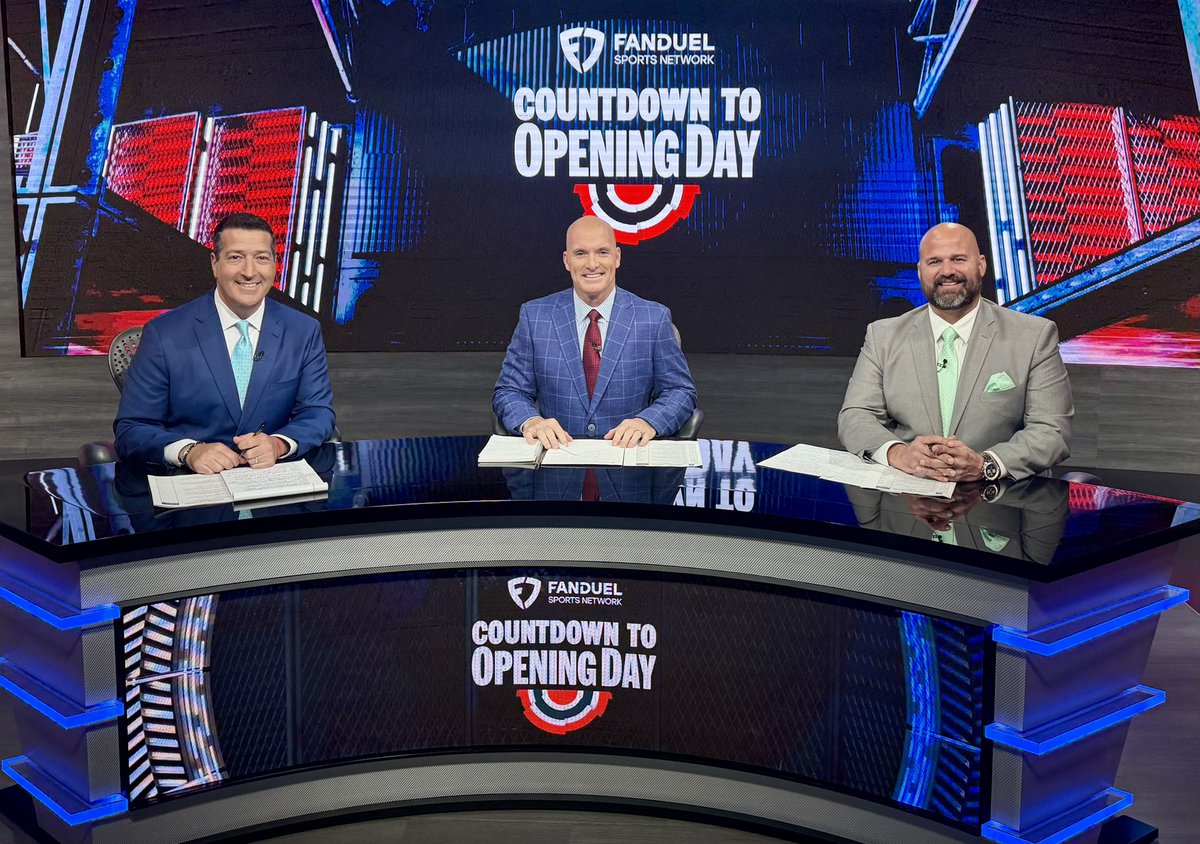 Rich Hollenberg (@richhollenberg) on Twitter photo A treat to launch the <a href="/MLB/">MLB</a> season on <a href="/FanDuelSN/">FanDuel Sports Network</a>
<a href="/Sweendog9/">Mark P Sweeney</a> & <a href="/GabySanchez15/">Gaby Sanchez</a> thanks for carrying me! ⚾️⚾️⚾️ A treat to launch the <a href="/MLB/">MLB</a> season on <a href="/FanDuelSN/">FanDuel Sports Network</a>
<a href="/Sweendog9/">Mark P Sweeney</a> & <a href="/GabySanchez15/">Gaby Sanchez</a> thanks for carrying me! ⚾️⚾️⚾️