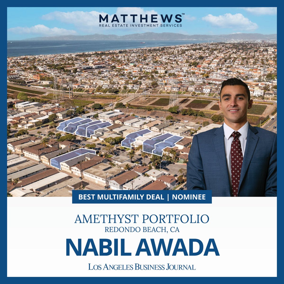 NabilsDeals's tweet photo. Excited to announce that I've been recognized by the Los Angeles Business Journal for Best Multifamily Deal of the Year. 

🔗https://t.co/poRqZtudhP 

#Matthews #CRE #RealEstate #LABJ #Multifamily https://t.co/buoHdDsk3D