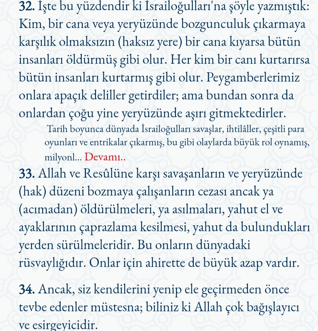 AtillaDis's tweet photo. İSRAİL'LE SAVAŞA HAZIR MIYIZ?
Gerçek şu ki, Yahudiler ve onlara destek verenlere karşı bir savaşa hiçbir zaman tam olarak hazır olmayacağız.

Fakat Maide Sûresi'ndeki açık vaatler ne yapmamız gerektiği hakkında yeterince fikir veriyor. https://t.co/DrCcopiss0