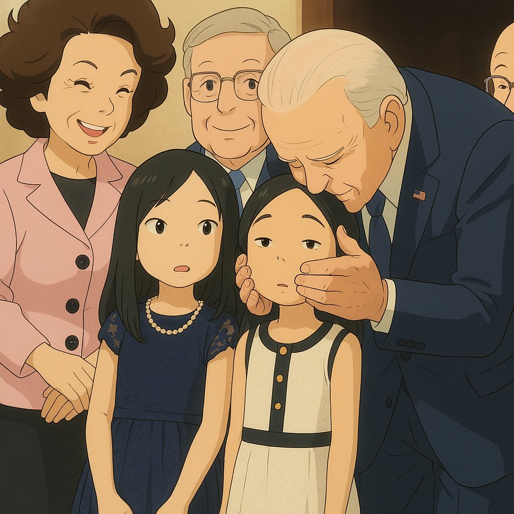 Cryptopaul's tweet image. Hey babe wake up! Joe Biden is sniffing kids again!