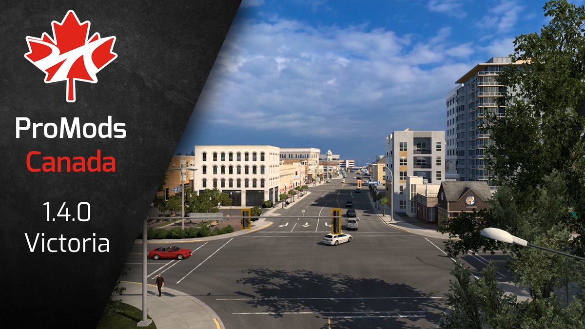 ProModsETS2's tweet photo. ProMods Canada 1.4.0 is out now for ATS v1.54! 🇨🇦 https://t.co/EOXOzNc9v2