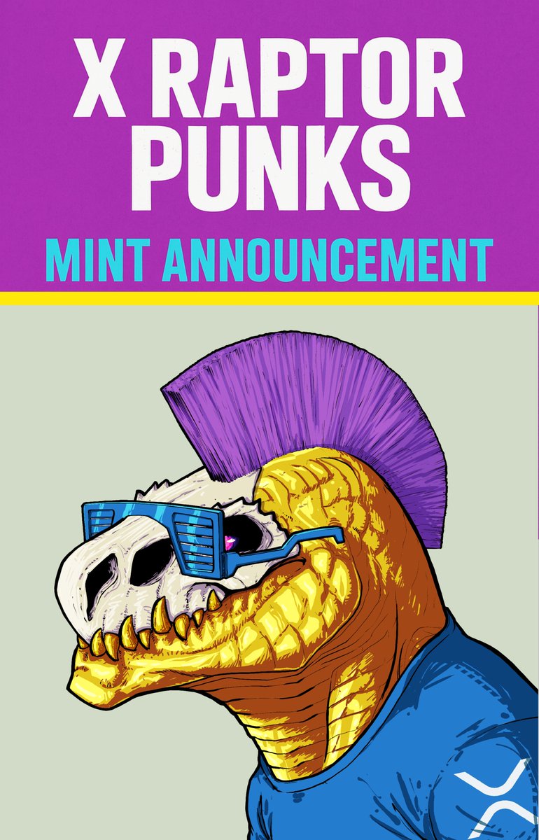 ⚠ Mecha-Chaotic⚠ (@mechachaoticnft) on Twitter photo 🚨 Mint Date Officially Set! 🚨
The X Raptor Punks descend onto the XRPL via <a href="/xrpcafe/">xrp.cafe ☕</a> on:
🗓 Tuesday, April 1st
⏰ 2 PM EST
🦖 WL Price: 18 XRP
🌎 Public Price: 19 XRP 🚨 Mint Date Officially Set! 🚨
The X Raptor Punks descend onto the XRPL via <a href="/xrpcafe/">xrp.cafe ☕</a> on:
🗓 Tuesday, April 1st
⏰ 2 PM EST
🦖 WL Price: 18 XRP
🌎 Public Price: 19 XRP