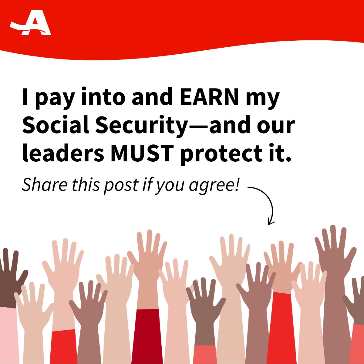 AARP is hearing from thousands of older Americans worried about their Social Security. We’re urging Congress to protect and save this vital program. Now is the time to act—let your voice be heard! 📢 Visit aarp.org/pledge?cmp=SNO… and join this fight! ✊ #ProtectSocialSecurity