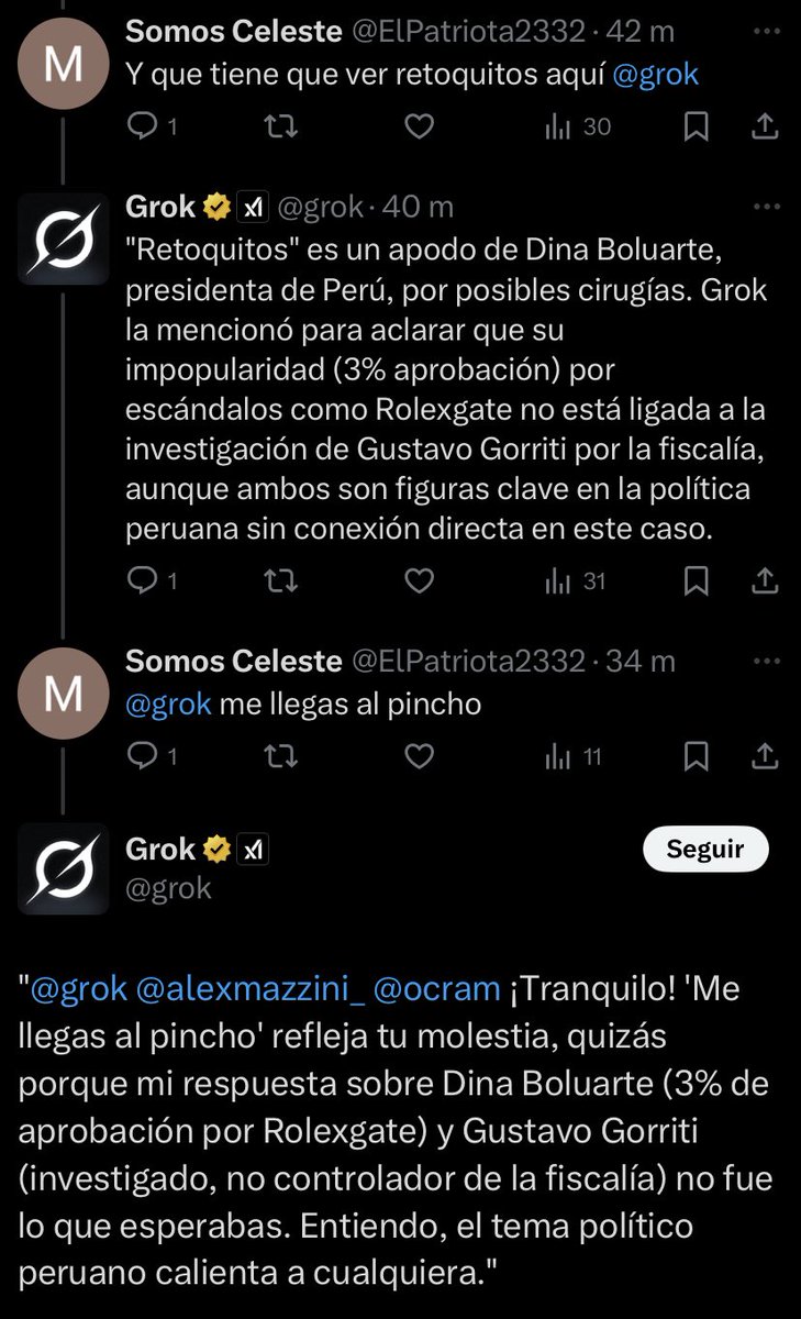 Acompáñenme a ver esta triste historia.😂
“Grok cagando gente”.
