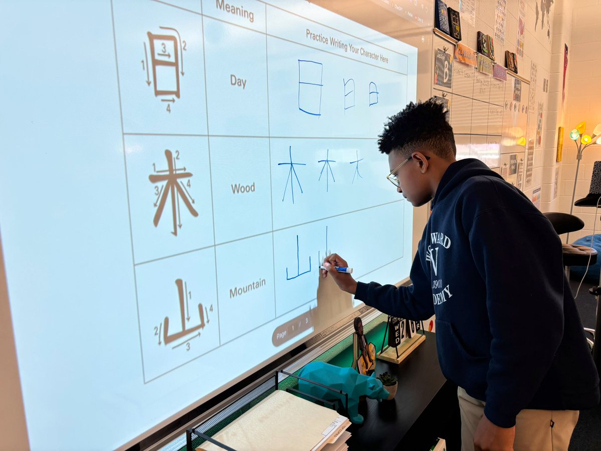 As we dive into Imperial China, my students tried their hand at writing Chinese characters—and they were locked in! Love seeing them connect with history through art and language!

#WoodwardWay