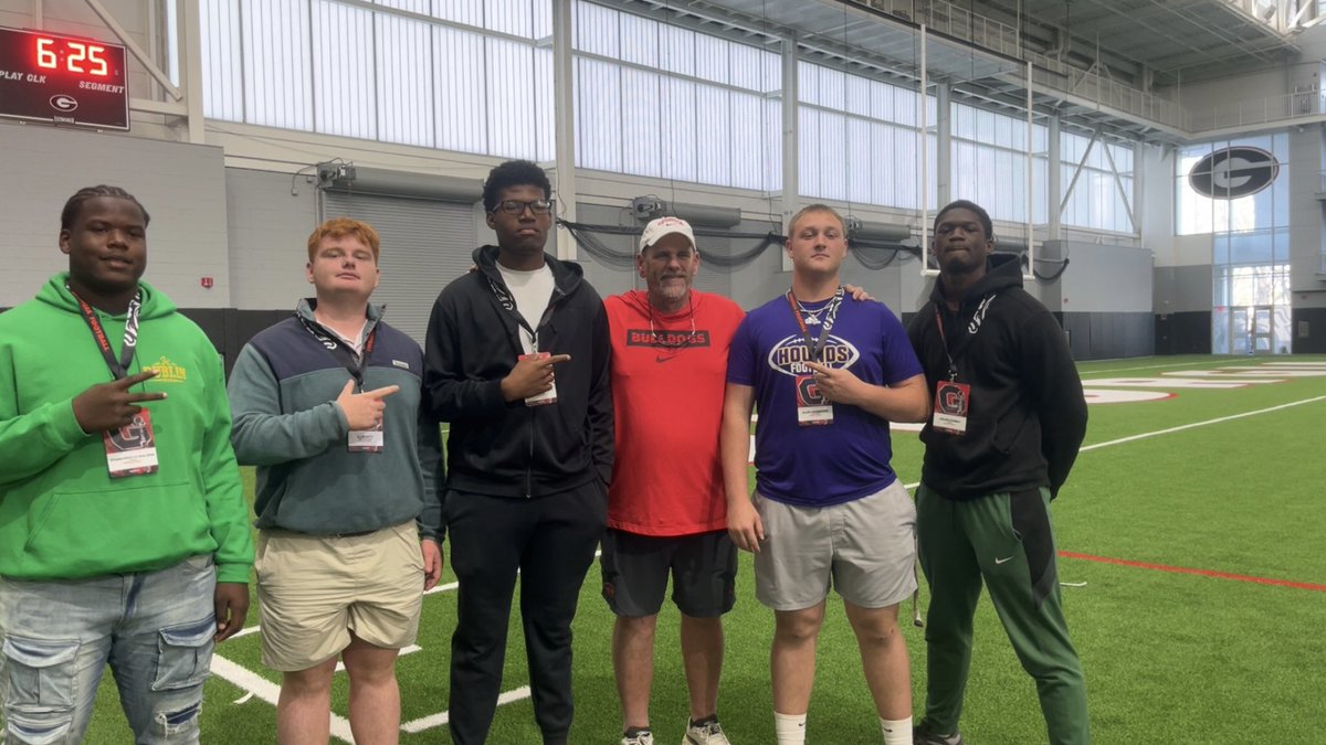 Coach Zebulon Scott (@zebulonscott2) on Twitter photo Next level Prospects in Athens ,Ga ! Thank you <a href="/UGAAthletics/">Georgia Bulldogs</a> for the hospitality.
<a href="/StevenCarterNLP/">Steven Carter</a> <a href="/zj32334047/">ZJ Scott</a> <a href="/aahammondV/">Alex Hammond</a> <a href="/Domimarkeyo_77/">Domimarkeyo Walden</a> <a href="/D1_JayD/">Jalen Dardy</a> <a href="/JToney_65/">JonathanToney</a> <a href="/GeorgiaFootball/">Georgia Football</a> <a href="/Ga_Gridiron/">Middle Georgia Gridiron ™️</a> <a href="/GAVarsityRivals/">GaVarsity</a> <a href="/RecruitGeorgia/">Recruit Georgia</a> <a href="/DublinIrishFB/">Dublin HS Football</a> <a href="/_BHSEaglesAth_/">Brentwood Eagle Athletics</a> <a href="/tuckshull11/">Tucker Shull</a> <a href="/logen_reed/">Logen Reed</a> Next level Prospects in Athens ,Ga ! Thank you <a href="/UGAAthletics/">Georgia Bulldogs</a> for the hospitality.
<a href="/StevenCarterNLP/">Steven Carter</a> <a href="/zj32334047/">ZJ Scott</a> <a href="/aahammondV/">Alex Hammond</a> <a href="/Domimarkeyo_77/">Domimarkeyo Walden</a> <a href="/D1_JayD/">Jalen Dardy</a> <a href="/JToney_65/">JonathanToney</a> <a href="/GeorgiaFootball/">Georgia Football</a> <a href="/Ga_Gridiron/">Middle Georgia Gridiron ™️</a> <a href="/GAVarsityRivals/">GaVarsity</a> <a href="/RecruitGeorgia/">Recruit Georgia</a> <a href="/DublinIrishFB/">Dublin HS Football</a> <a href="/_BHSEaglesAth_/">Brentwood Eagle Athletics</a> <a href="/tuckshull11/">Tucker Shull</a> <a href="/logen_reed/">Logen Reed</a>