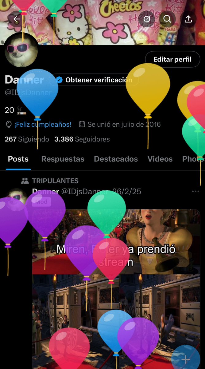 IDjsDanner's tweet photo. 21 años haciéndome el pendejo https://t.co/LNr4mRmjAB