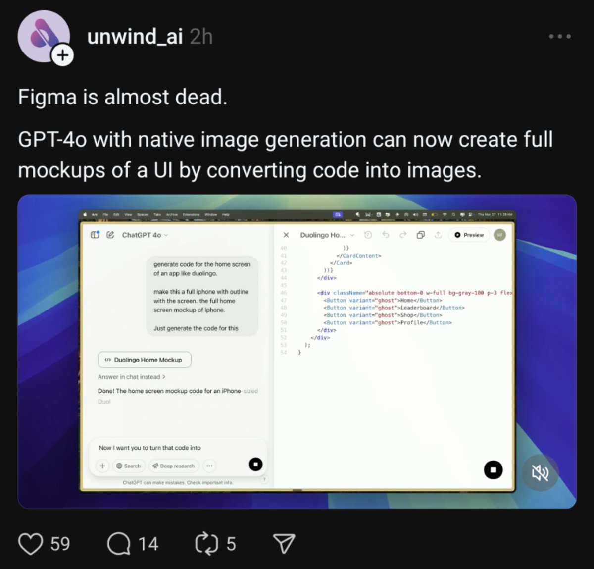planmarks's tweet photo. Genuinely shocked people are so hyped about #GPT4o image generation. These things been around... https://t.co/u6ZWhB3vUM