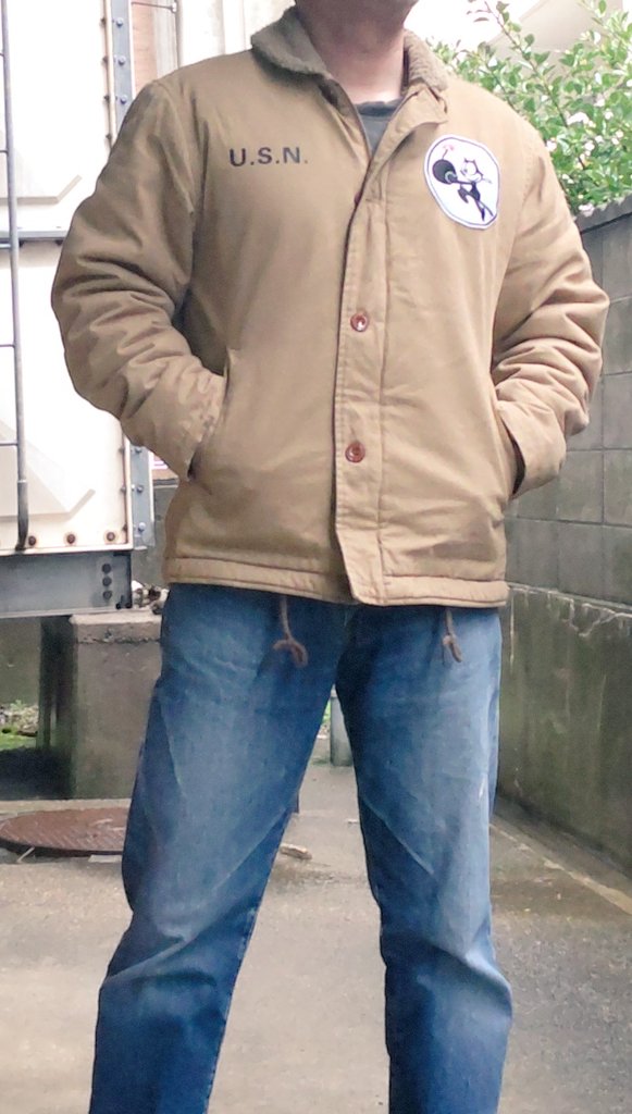 GOTHAM NYC N-1デッキジャケット Mサイズ38 タイトめ 松岡佳博 GOTHAM NYC N-1デッキジャケット Mサイズ38 タイトめ 松岡佳博 松岡佳