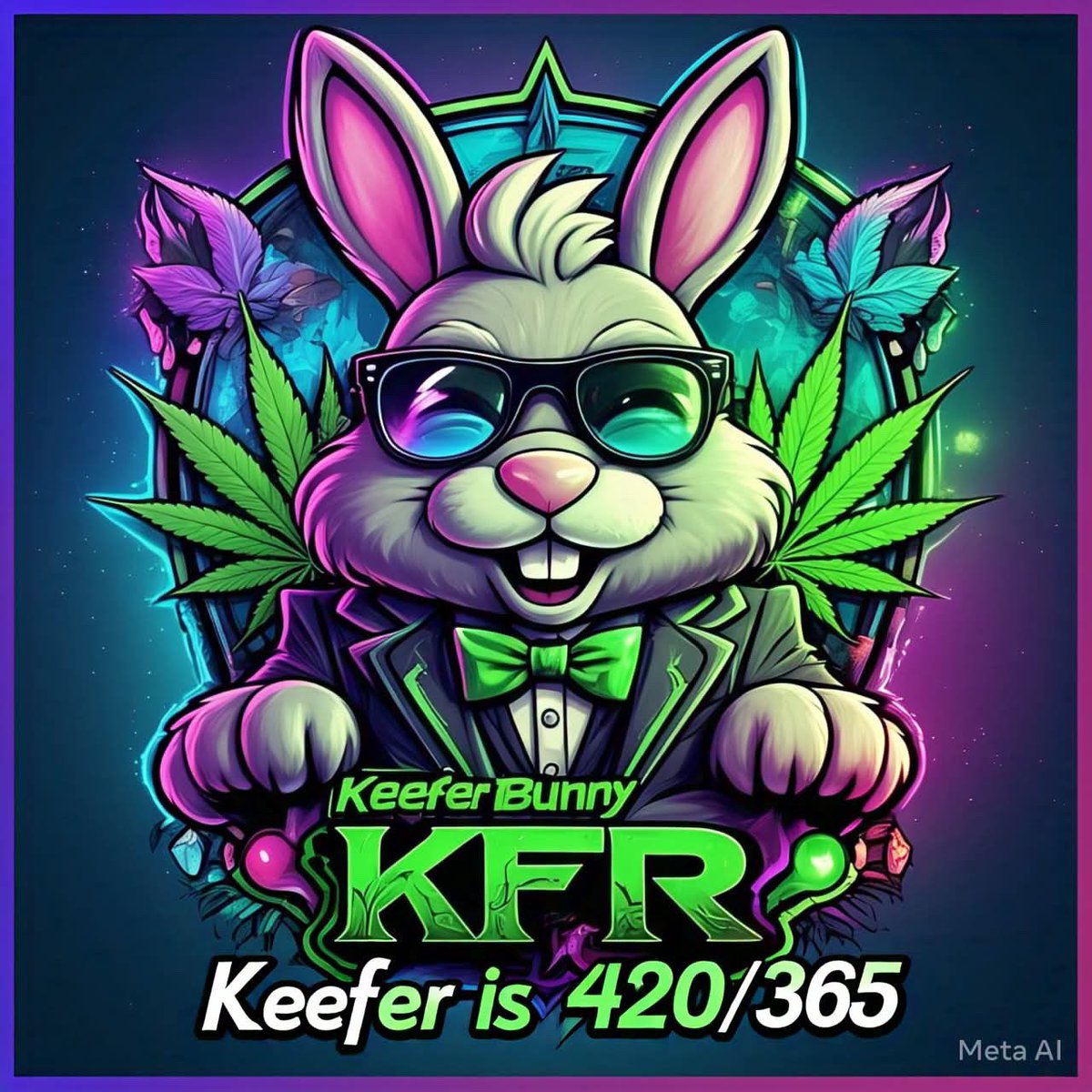 dandruft1's tweet image. #kfr is #420/365 #keeferbunny #keefer