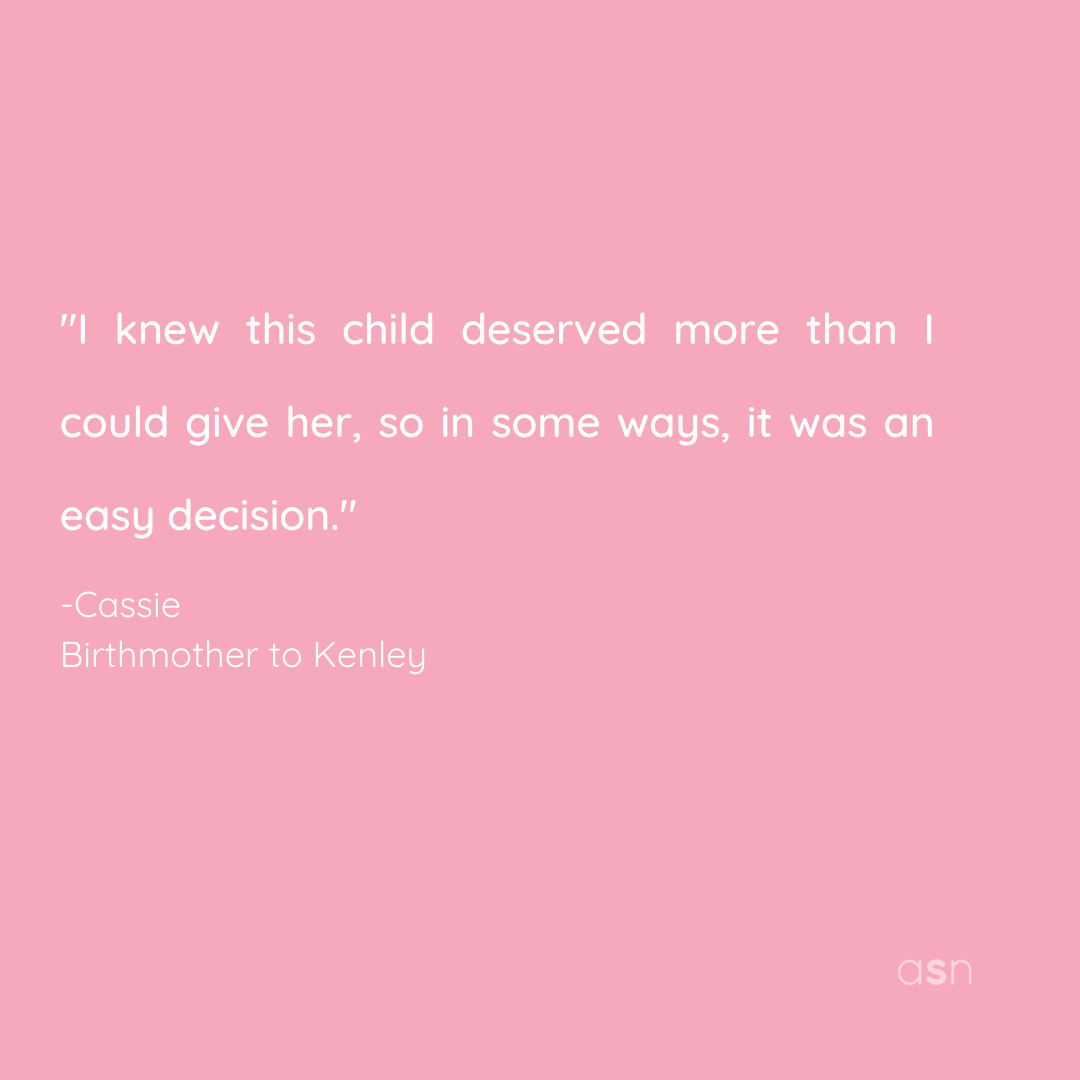 asn_adoption's tweet photo. 💖 "I knew this child deserved more than I could give her, so in some ways, it was an easy decision." 💖
-Cassie
Birthmother to Kenley
.
Read more birthmother stories by visiting us online at: https://t.co/8MARzCcdRJ (or click the link in our bio!) https://t.co/cmvmRS2z9a
