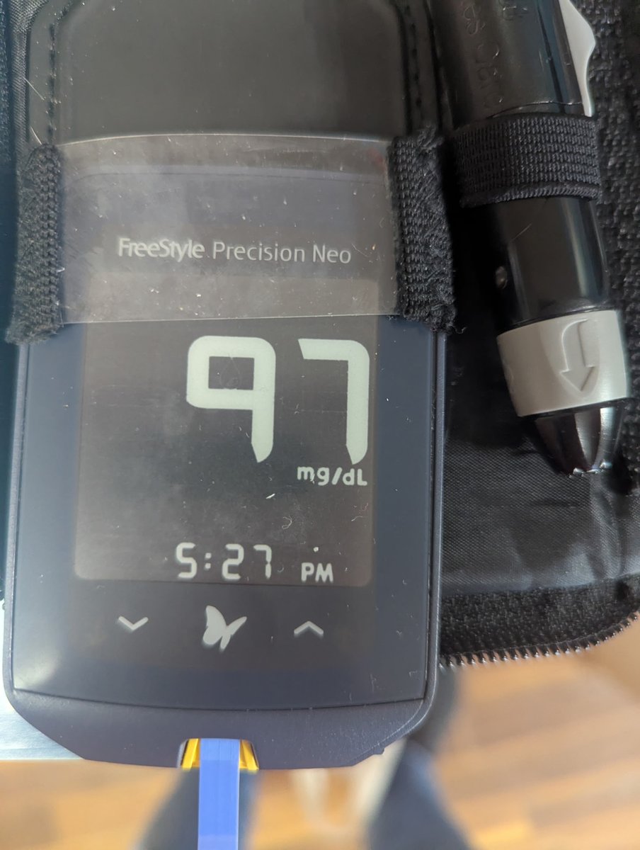 LanceO47032013's tweet image. My wife is a type 2 diabetic. She has watched me on Carnivore since I started in August and has said many times she will not do it. In September her blood glucose was 500 and A1c was 15.
She started wearing a continuous glucose meter. She was able to see her spikes and how…