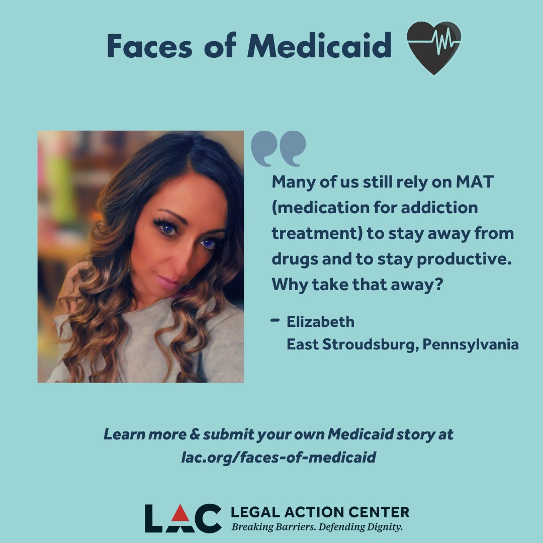 lac_news's tweet image. #Medicaid kept Elizabeth alive after chronic pain led to yrs of struggles w/ substance use! To this day, #addictiontreatment allows her to live a productive life. We MUST #ProtectMedicaid to preserve access to lifesaving care for millions! Learn more: lac.org/faces-of-medic…