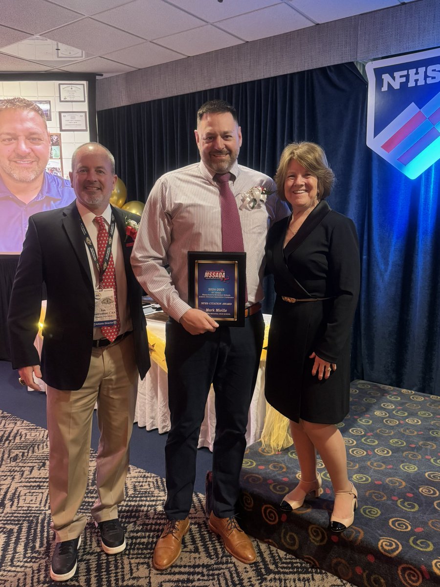 Congratulations to Mark Miville on being named the NFHS Citation Award winner!