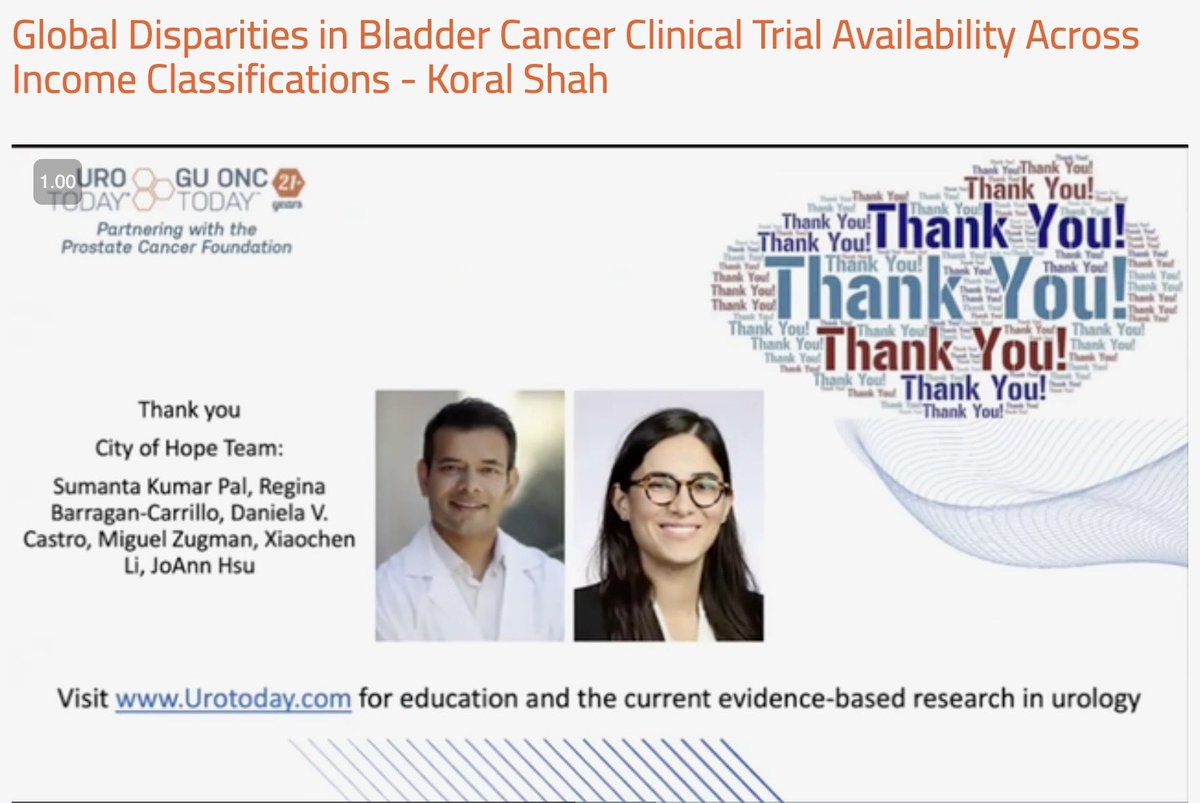 Completely honored to discuss the global disparities of bladder cancer clinical trial availability with THE <a href="/UroDocAsh/">Ashish M. Kamat, MD, MBBS</a>, President of IBCG 🌎🔬Thank you to <a href="/urotoday/">UroToday.com</a> &amp; mentor  <a href="/montypal/">Sumanta K. Pal, MD, FASCO</a> for this opportunity. Check it out! <a href="/ReginaBarCar/">Regina Barragan-Carrillo</a> <a href="/DVCastro_/">Daniela V. Castro</a> <a href="/mzugman/">Miguel Zugman</a>