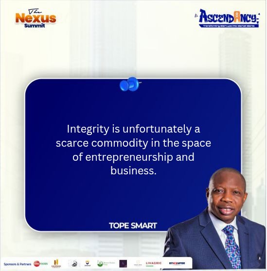 nex_sum's tweet photo. Steering Success Session: Fireside Chat Highlights by Mr. Tope Smart, a Business Titan &amp; Chairman, NEM Insurance Plc.

#NexusSummit2025 #AscendWithNexus #FromStartupsToGiants #InTheRoom #ReliveNexus https://t.co/Hm4seNY4Iw