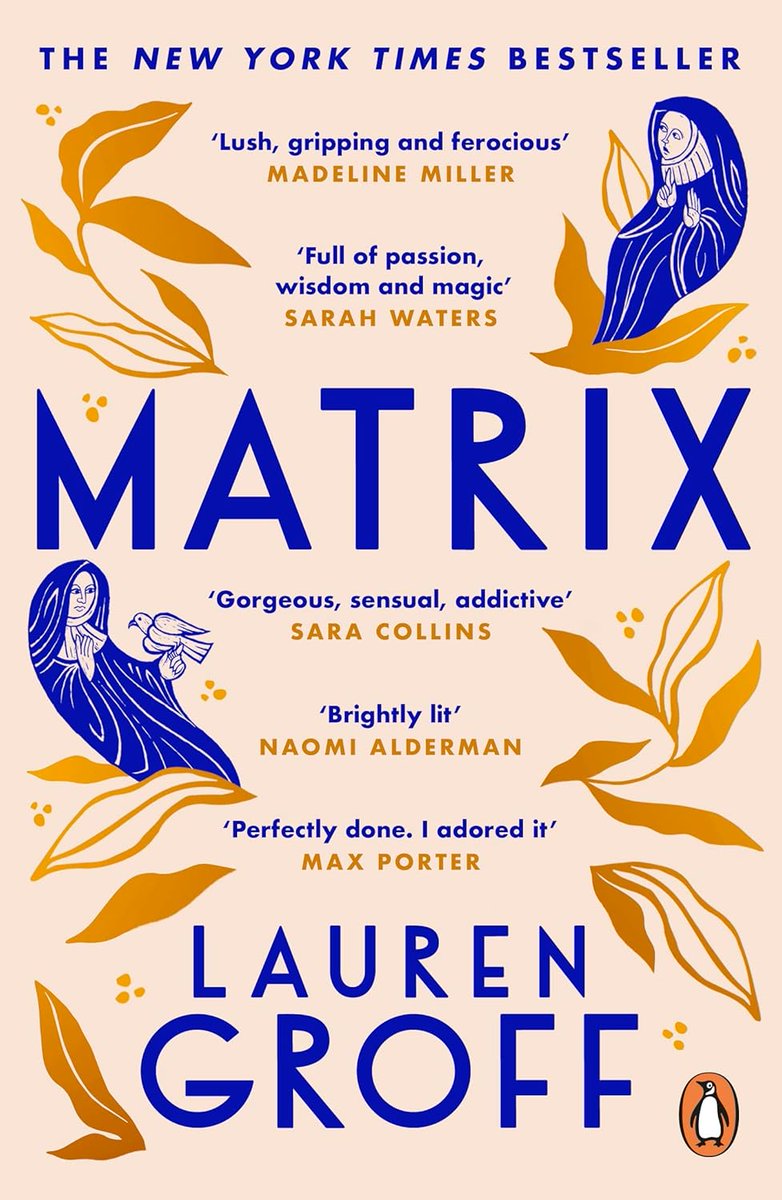 DailyDirectHQ's tweet photo. Book of the day:
Matrix by Lauren Groff
A medieval nun transforms her impoverished abbey into a powerful economic and spiritual force.
Check it out: https://t.co/vCjOythIIp
#BookOfTheDay #DailyReads #BookLovers #booktwt https://t.co/A4aAPr9IJR