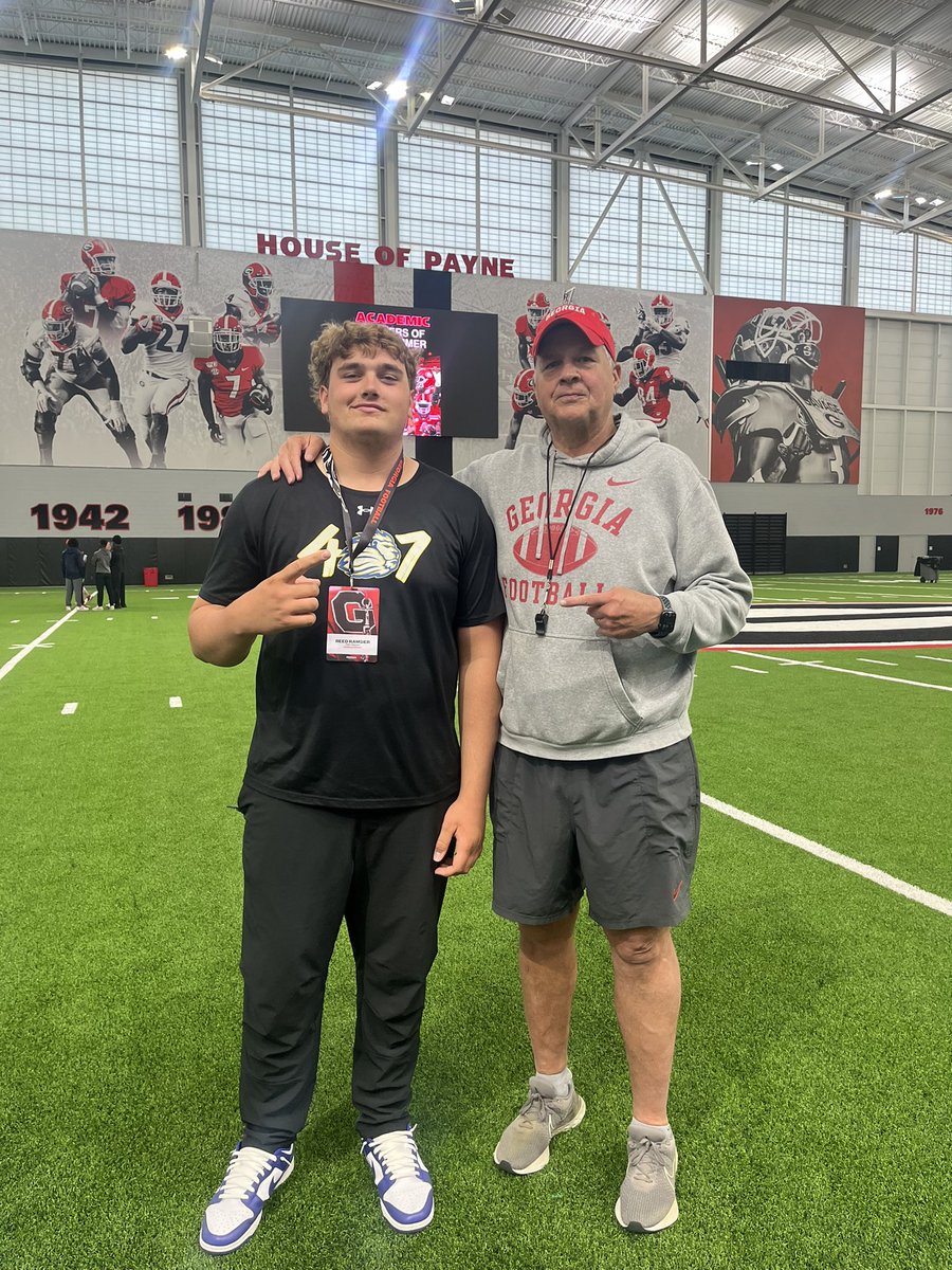 Reed Ramsier (@reedramsier) on Twitter photo After a great visit, I’m blessed to receive an offer from The University of Georgia!!
<a href="/SSearels/">Stacy Searels</a> <a href="/coachKub_70/">Edmund Kugbila</a> <a href="/KirbySmartUGA/">Coach Kirby Smart</a> <a href="/JeffConawayTFA/">Jeff Conaway</a> <a href="/CoachChris_TFA/">Chris Miller</a> <a href="/chadmavety55/">Coach Chad Mavety</a> <a href="/trenchmenAC/">Aaron Tank Jones</a> <a href="/TomLoy247/">Tom Loy</a> <a href="/ChadSimmons_/">ChadSimmons</a>
#GoDawgs After a great visit, I’m blessed to receive an offer from The University of Georgia!!
<a href="/SSearels/">Stacy Searels</a> <a href="/coachKub_70/">Edmund Kugbila</a> <a href="/KirbySmartUGA/">Coach Kirby Smart</a> <a href="/JeffConawayTFA/">Jeff Conaway</a> <a href="/CoachChris_TFA/">Chris Miller</a> <a href="/chadmavety55/">Coach Chad Mavety</a> <a href="/trenchmenAC/">Aaron Tank Jones</a> <a href="/TomLoy247/">Tom Loy</a> <a href="/ChadSimmons_/">ChadSimmons</a>
#GoDawgs