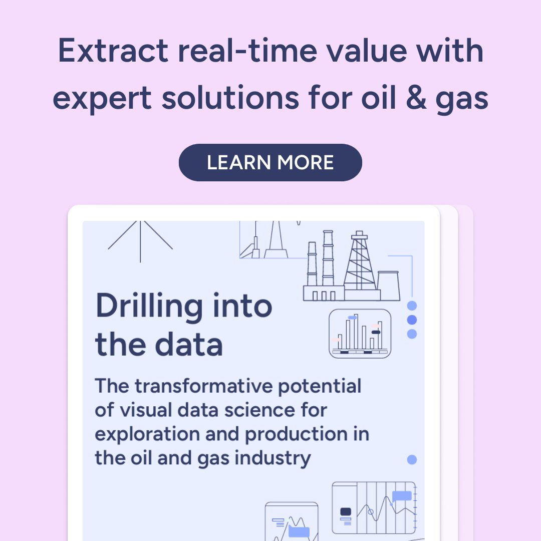 BryShoe's tweet image. In this e-book, learn how Exploration and Production (E&amp;amp;P) leaders can equip their teams with cutting-edge data analytics tools. Hint: it&apos;s with #VisualDataScience ⚡ 

Discover: spr.ly/6011FHSnU