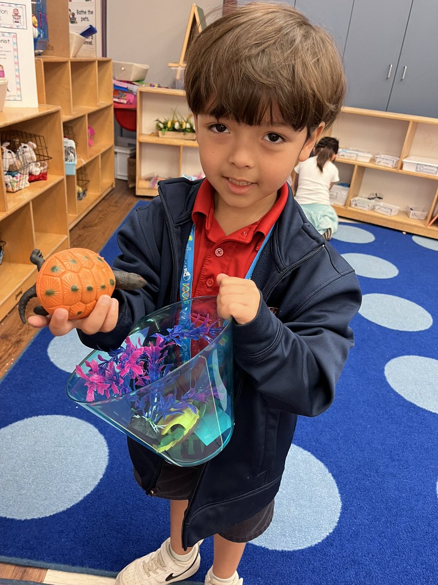StLaurenceCS's tweet photo. Our ECC students are having a blast at the Vet and Adoption Center! Dramatic play is vital in early childhood development. Not only is it educational, but it's also lots of fun! #EarlyChildhood #DramaticPlay #LearningThroughPlay #SLCS #ChooseCatholicSchools 🐾🐶 https://t.co/d3mbmBGLmV
