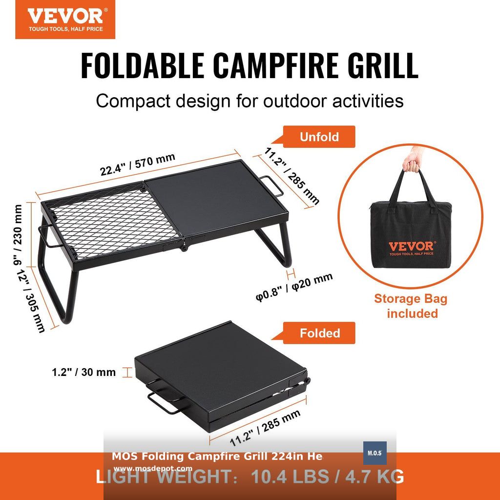 MarsOutletStore's tweet photo. Upgrade your outdoor cooking game with the M.O.S Folding Campfire Grill! 🌟 With its portable design, rust-proof steel, and dual cooking surface, it's ideal for any outdoor adventure. Lightweight &amp; travel-friendly! 🌍🔥 Only $48.45! #dropdoba https://t.co/wjzurA8iHY https://t.co/Katd2cenx5