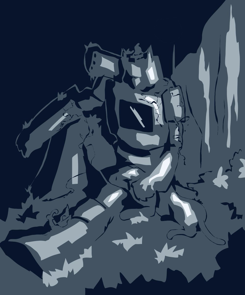 shoupsworld's tweet photo. Peaceful Soundwave and Ravage WIP

Together forever reclaimed by nature 

#transformers #macadam #soundwave #ravage #wip https://t.co/g3ObjoTcsS