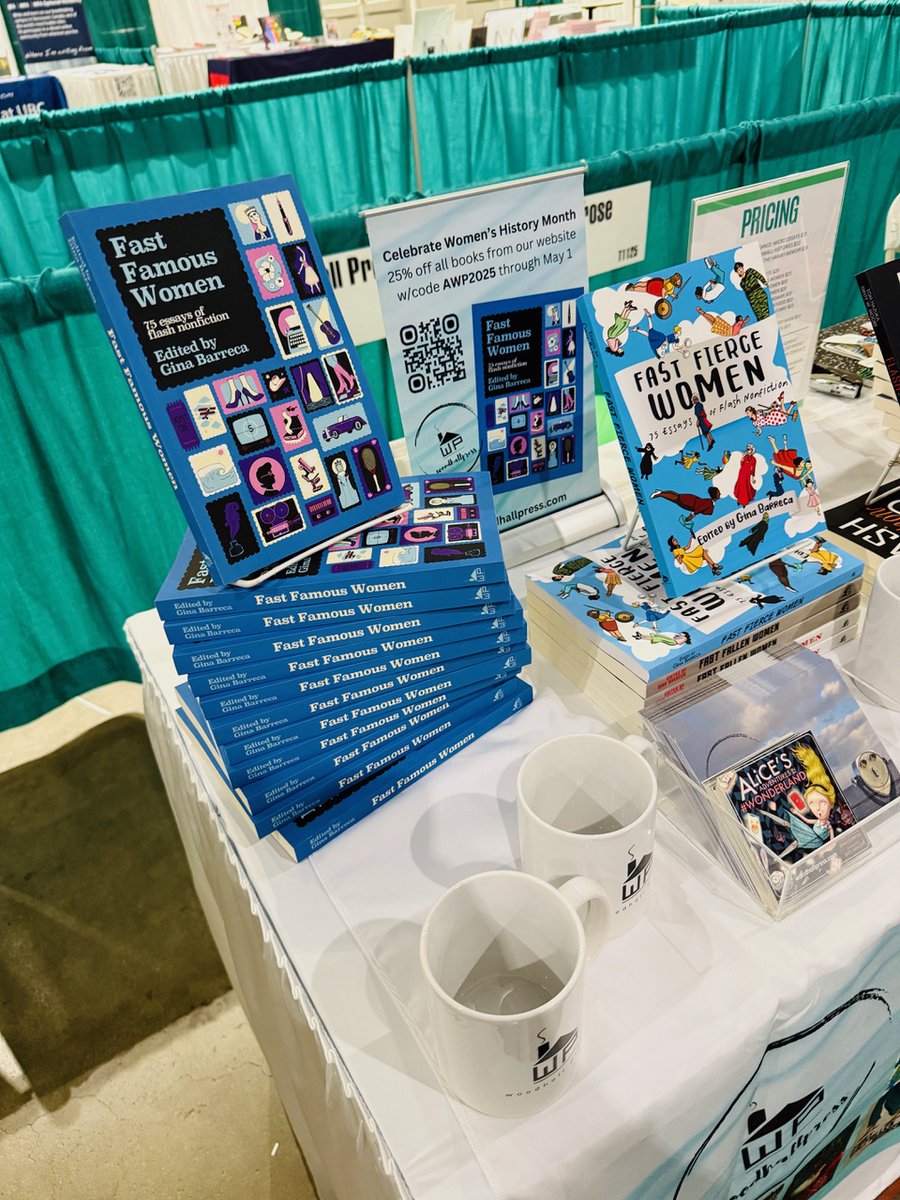 WoodhallPress's tweet photo. #WoodhallPress #AWPBookFair Table T1125! Come say hi to #author @DarienGee and check out our #AWP #bookspecials and chance to #winprizes and #books‼
#AWP25 #writingcommunity #writingconference #writers #indiepress #indiepublisher #independentpublisher #awpconvention #bookfair https://t.co/XDoreVoBSA