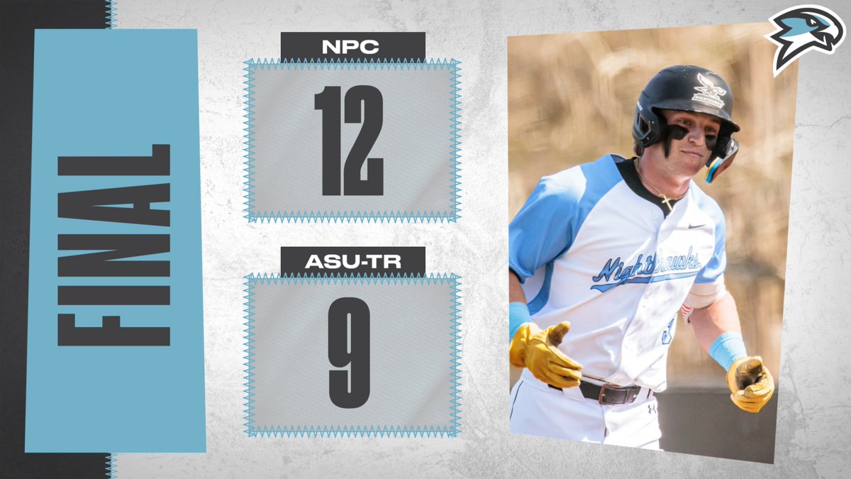 NPC 12
ASU-Three Rivers 9
Final - Game Two
#NPCHawks #NJCAA #ThisIsNPC