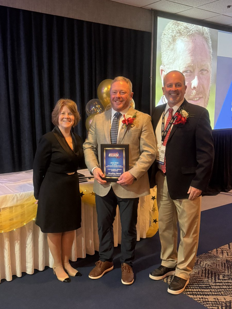 Congrats to Brad Bond on being the District 3 Damko award!