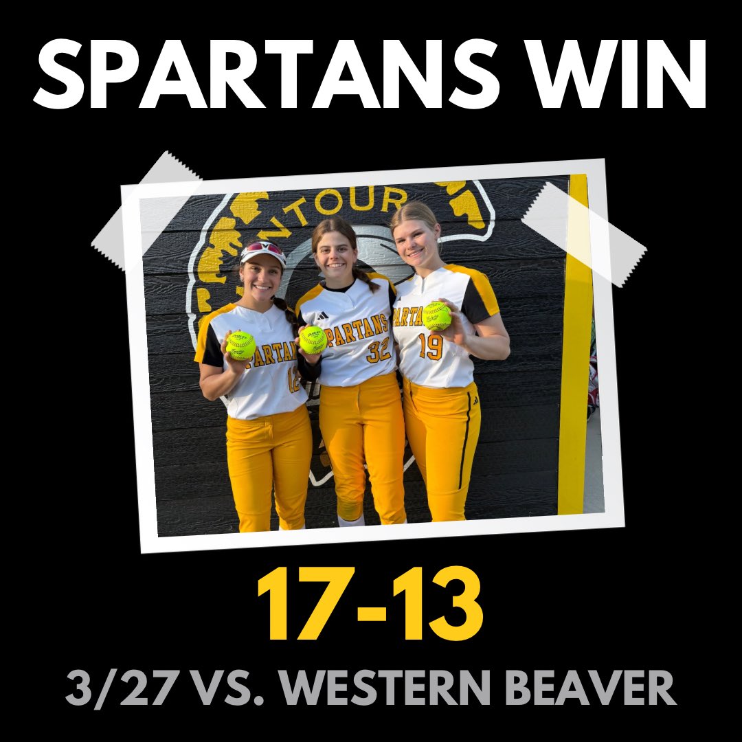 Montour High School Softball (@montoursoftball) on Twitter photo Spartans win, 17-13! The bomb squad showed out today with <a href="/shaniac1910/">Shania Cope</a> (4-5, 5 RBIs, 2B, 1 SB), <a href="/hailey_staub/">Hailey Staub</a> (2-4, 2 RBIs, 1BB), & FR. N. Ciamacco (1-3, 1BB, 1 RBI) all hitting homeruns in the win! <a href="/CayleeMoser1/">Caylee Moser</a> was also 3-5 in the win! π₯ Spartans win, 17-13! The bomb squad showed out today with <a href="/shaniac1910/">Shania Cope</a> (4-5, 5 RBIs, 2B, 1 SB), <a href="/hailey_staub/">Hailey Staub</a> (2-4, 2 RBIs, 1BB), & FR. N. Ciamacco (1-3, 1BB, 1 RBI) all hitting homeruns in the win! <a href="/CayleeMoser1/">Caylee Moser</a> was also 3-5 in the win! π₯