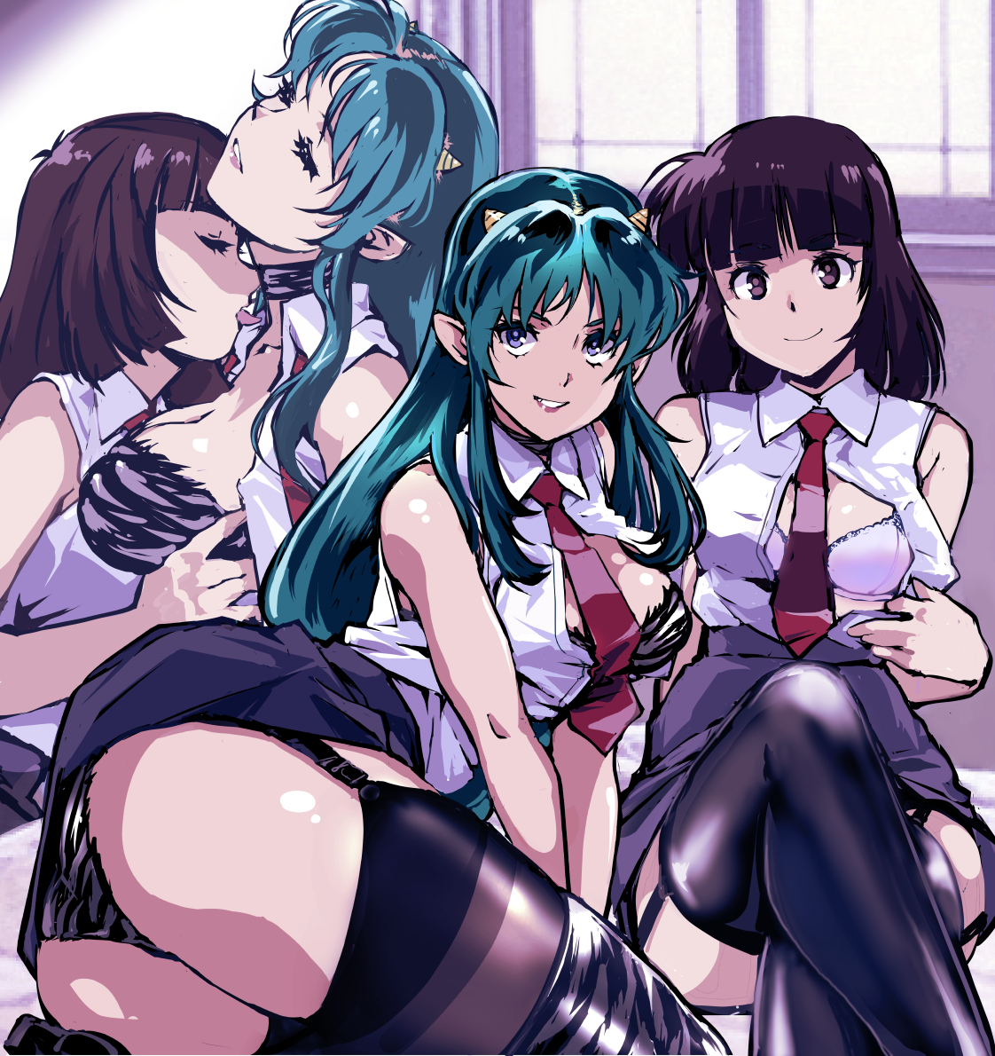 #上手いとか下手とかそういうのは関係なく自分が気に入っている絵 
学生時代友人の所有していた同人誌ラム×しのぶのシチュを見せられて以来、今でもときめくものがある。 