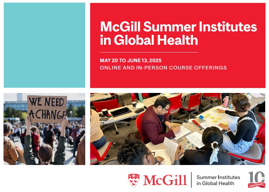 Corporación CIDEIM (@cideim) on Twitter photo #CIDEIMrecomienda
🤩 ¡Amplía tus conocimientos en Salud Global con los cursos cortos y en línea que ofrece <a href="/McGillGHP/">McGill Global Health Programs</a>!
✏️Más información: acortar.link/4h1SpJ
🚨 Tarifas diferenciales para participantes de países de bajos y medianos ingresos. #CIDEIMrecomienda
🤩 ¡Amplía tus conocimientos en Salud Global con los cursos cortos y en línea que ofrece <a href="/McGillGHP/">McGill Global Health Programs</a>!
✏️Más información: acortar.link/4h1SpJ
🚨 Tarifas diferenciales para participantes de países de bajos y medianos ingresos.